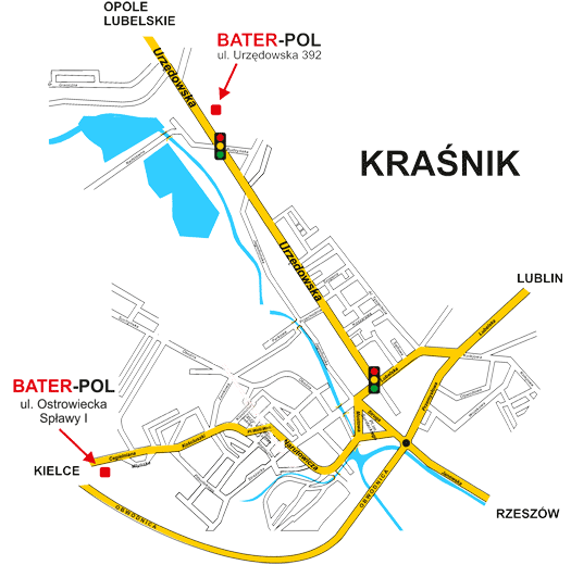 Mapa dojazdu Mapa dojazdu